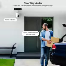 2 Cámaras de Seguridad Inteligente con Carga Solar y Visión Nocturna