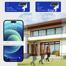 Cámara de Seguridad Inteligente con Carga Solar y Visión Nocturna